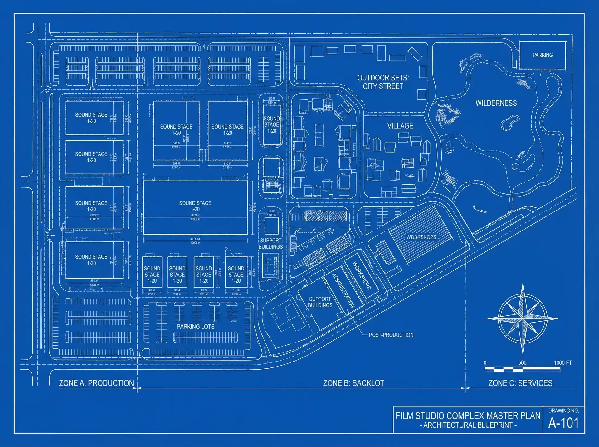 小宝探花 明星基地 - 东方影都综合体总平面图